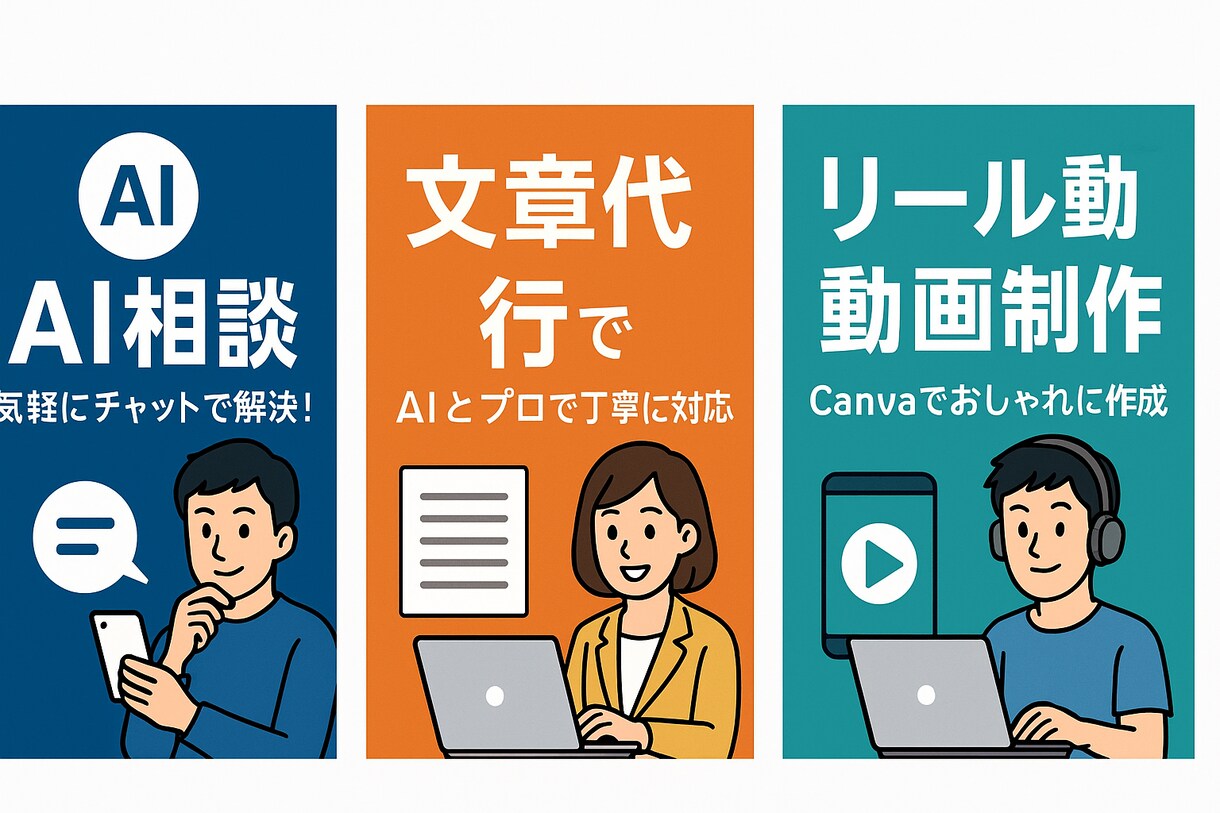 初心者歓迎！AIの使い方をサポートします “忙しい人向けのAI相談”。難しいAIを分かりやすく案内 イメージ2