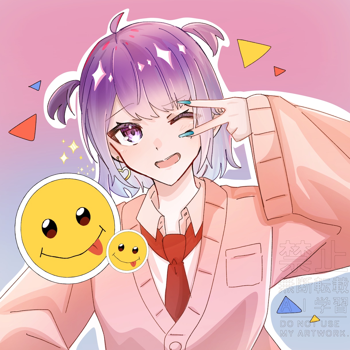 SNSに使えるアイコンイラスト描きます 可愛い絵柄！惹き付けられる目の色！髪の透明感！ イメージ1