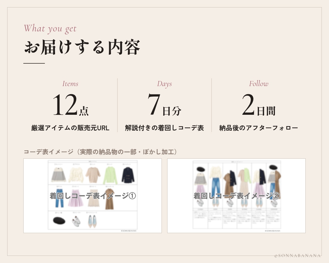 女性専用｜似合う着回し1週間コーデを提案します 厳選12アイテムで、毎朝迷わない1週間を イメージ4