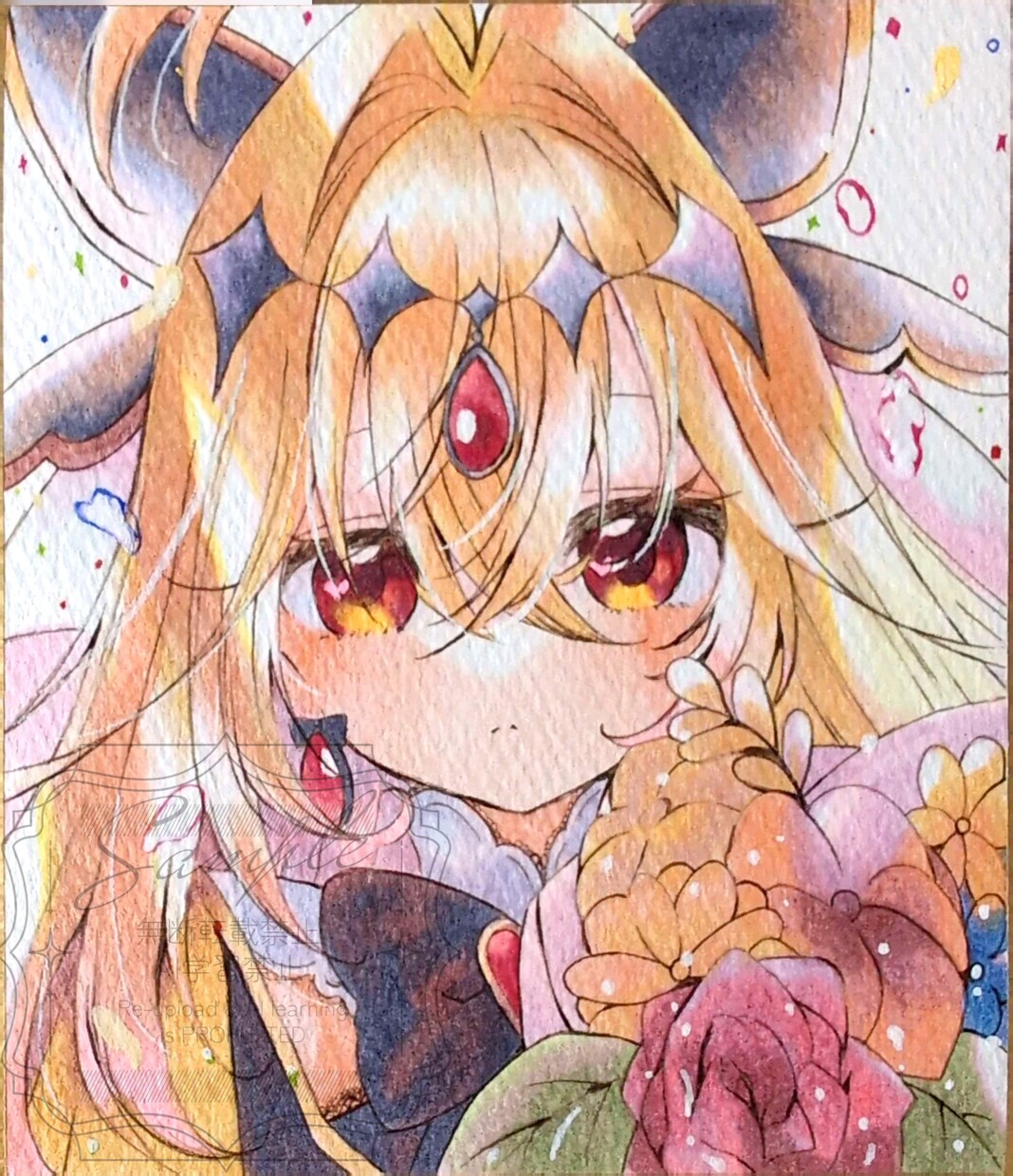 アナログでイラスト描きます フリルやレースなど可愛くメイク！ イメージ5