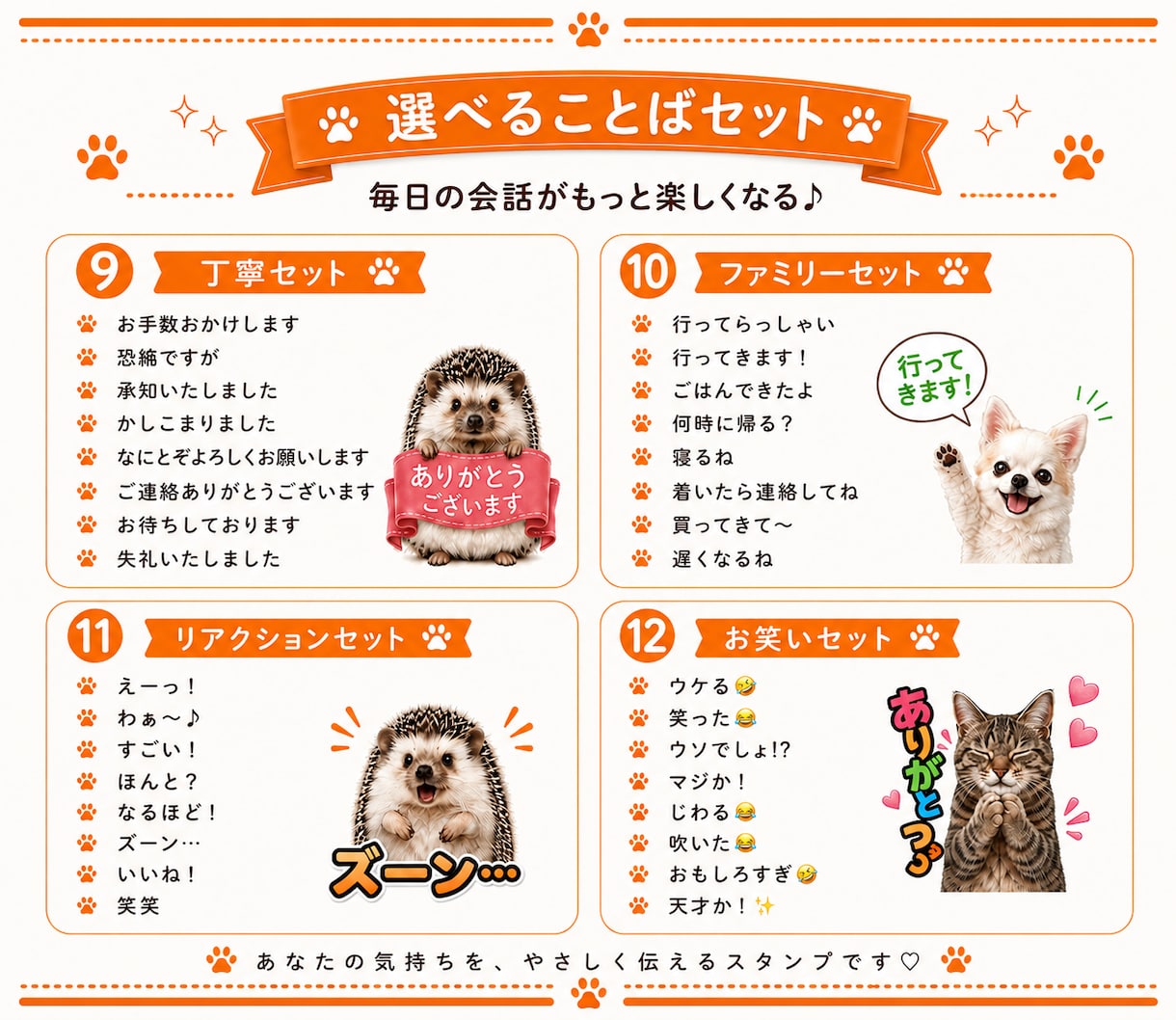 ワンちゃん猫ちゃんほか　LINEスタンプ作成します 写真からオーダーメイド　世界に一つのリアルLINEスタンプ イメージ6