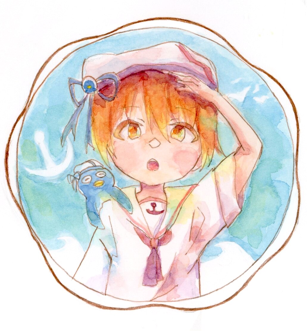 SNSのアイコン描きます 透明水彩でいい感じの色調で描きます♪ イメージ3