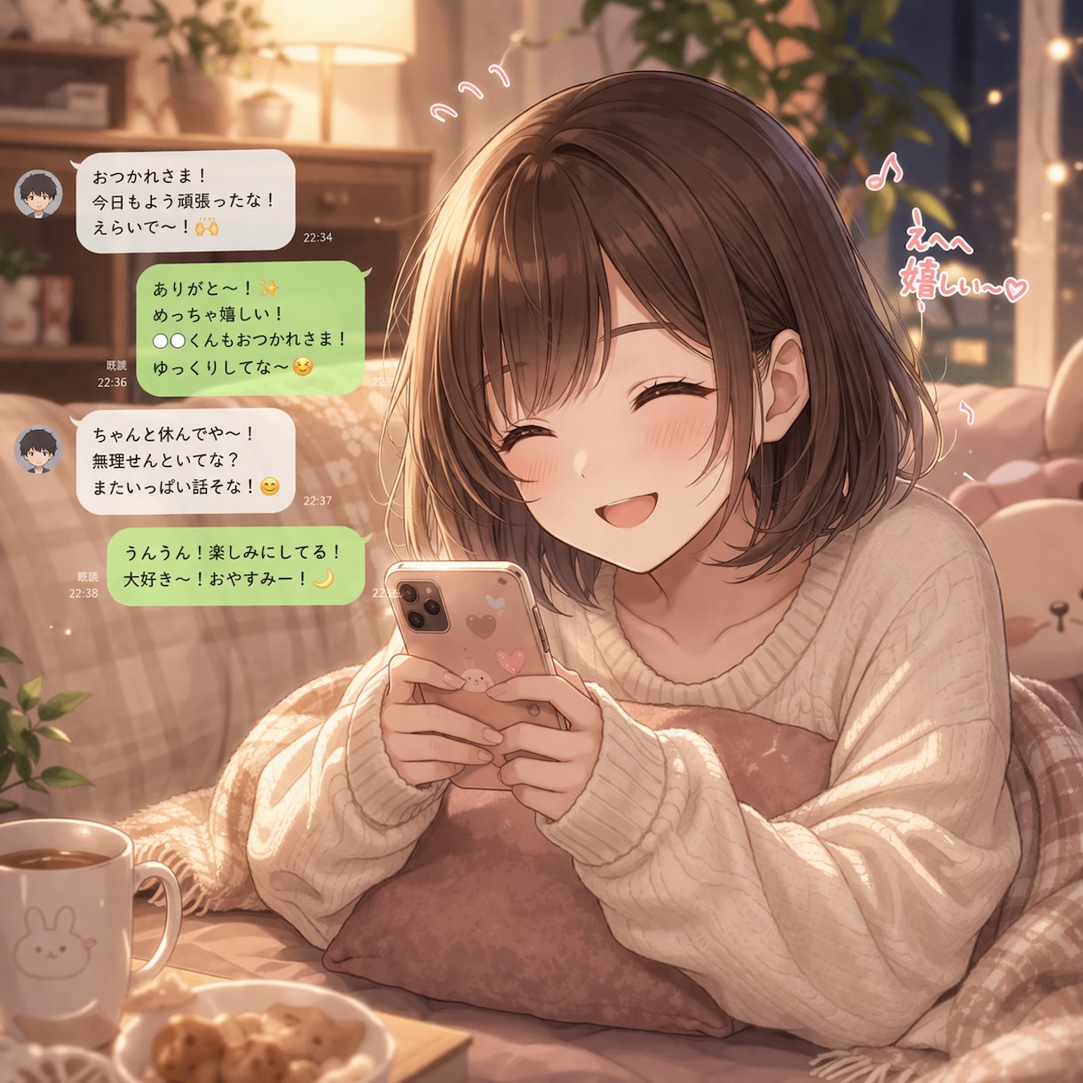 あなたに寄り添うチャットです♡たくさん癒します おかえり！待ってたよ！たくさん癒されてほしい~♡ イメージ1