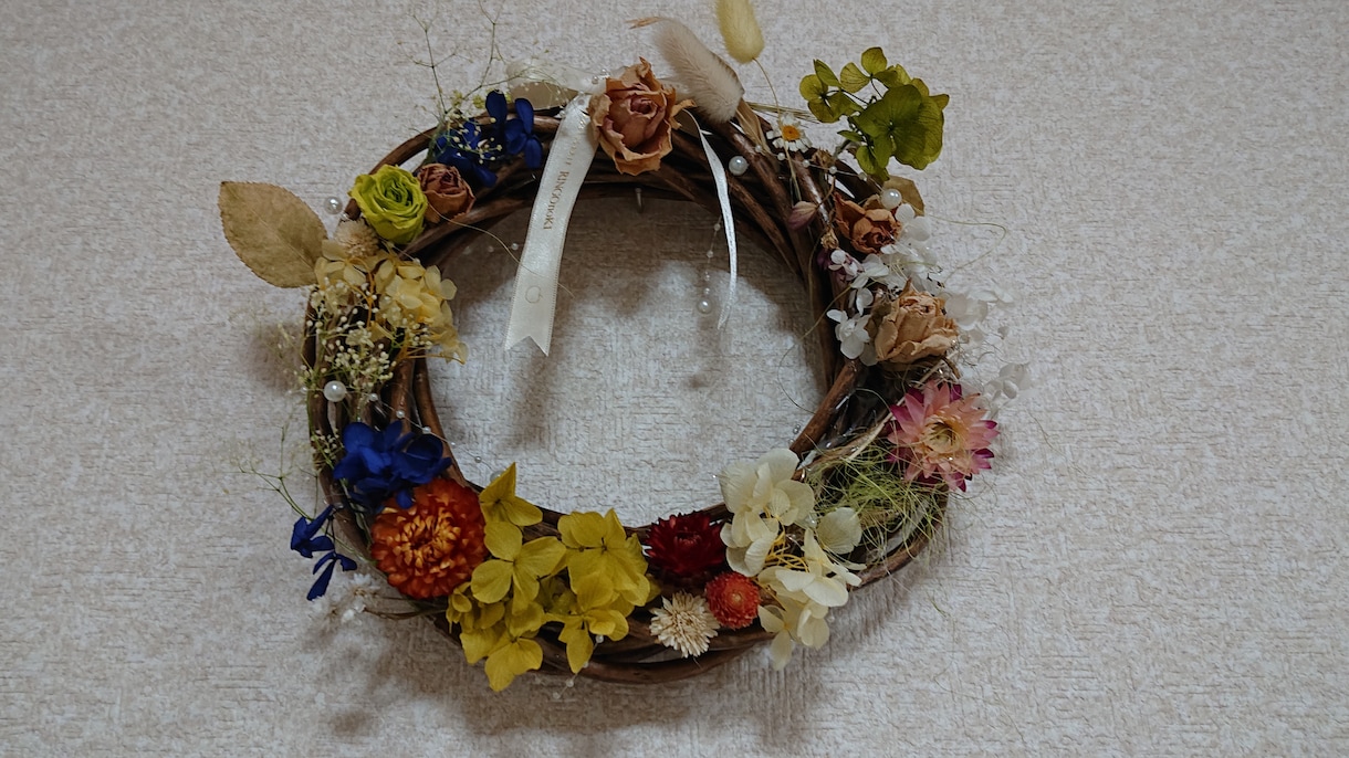 オーダーメイドでフラワーリースをお作りします お客様の要望をお聞きしてデザインします！ イメージ2