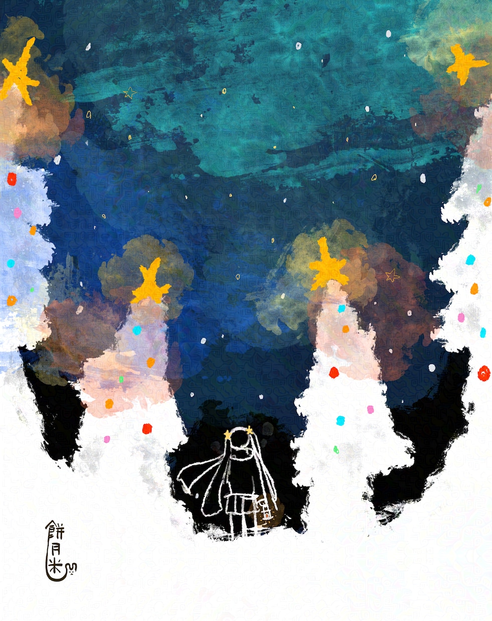 綺麗な背景イラストを制作します 絵本、水彩風、暖かい、幻想的（7日以内） イメージ5