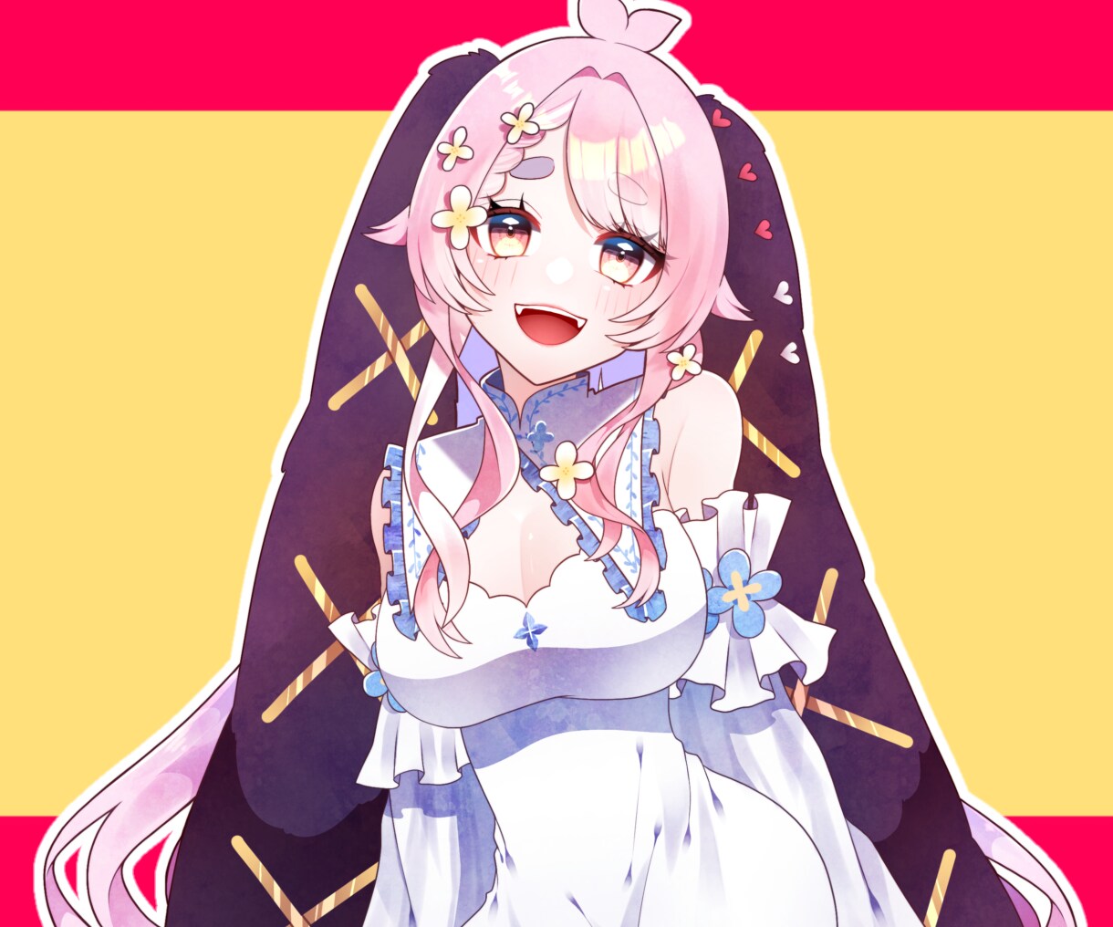 配信やSNSで使える人物イラスト描きます 配信・SNSで映える人物イラストを描きます！ イメージ4