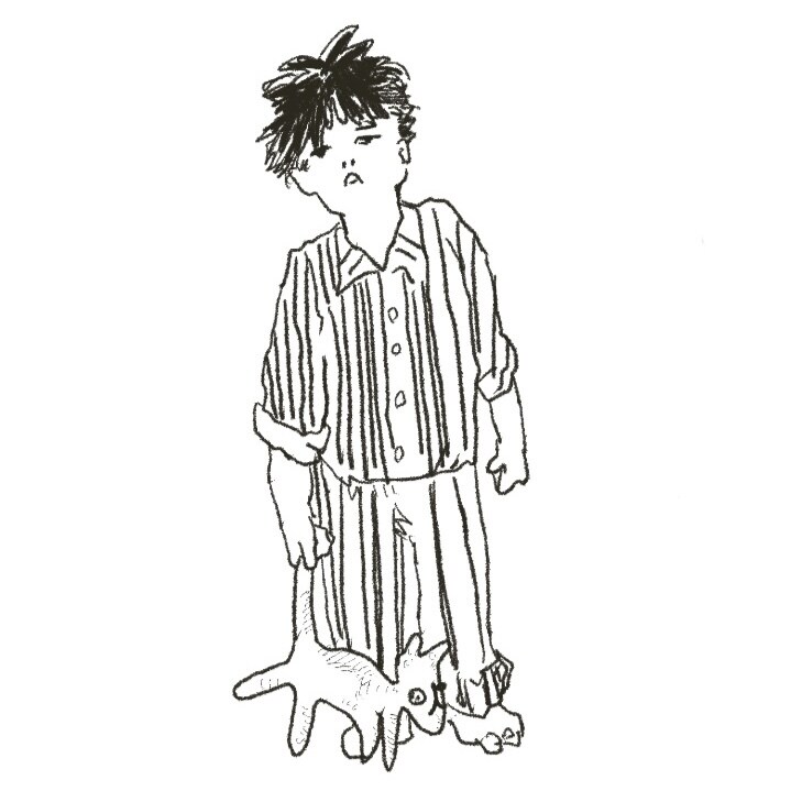 個性的な絵柄で目を惹く人物イラストを描きます アイコンや壁紙用に現役美大生のイラストはいかがですか？ イメージ2
