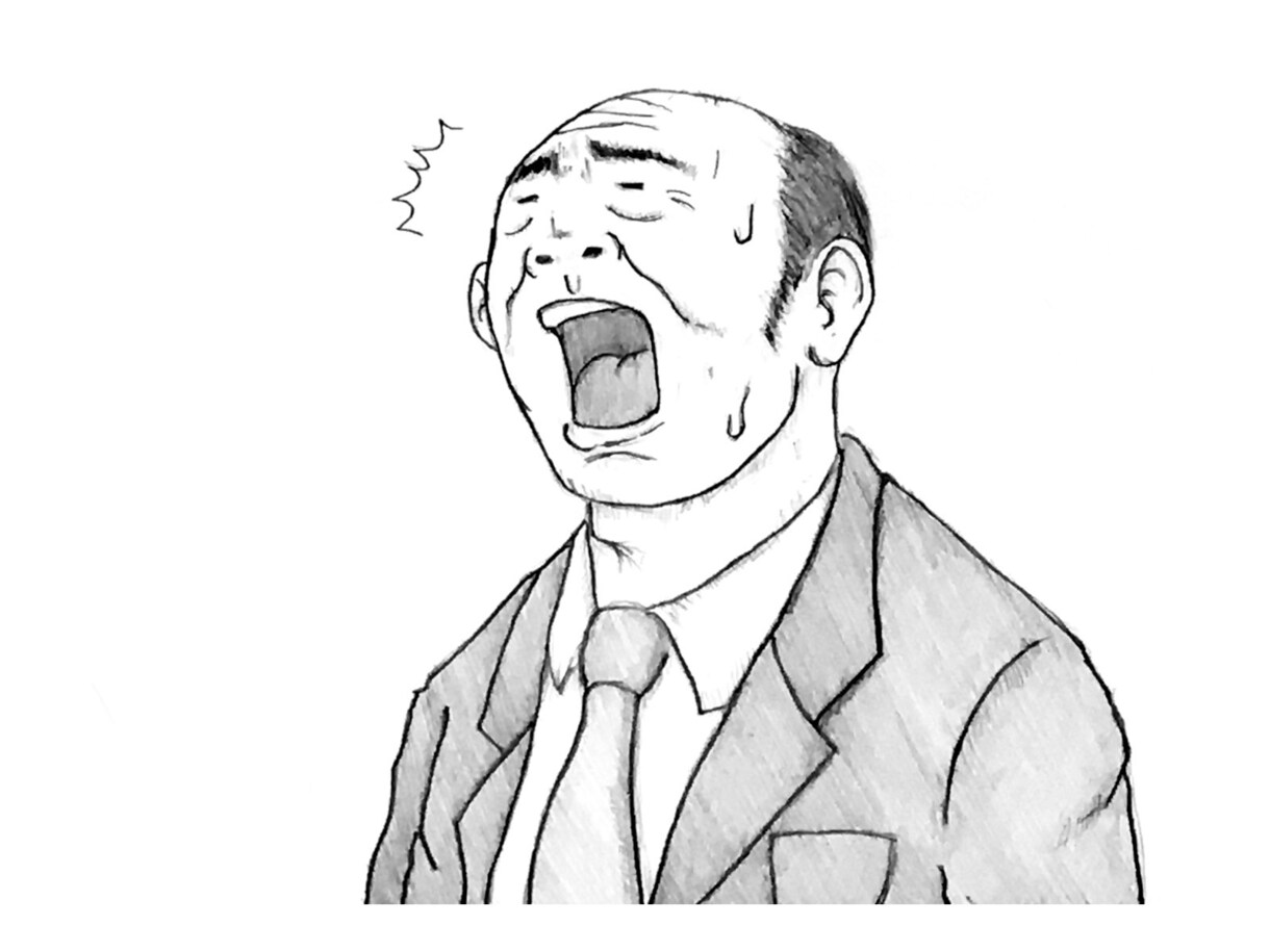 手描きのおじさんイラストを作成いたします シュールなおじさんイラスト作成 イメージ7