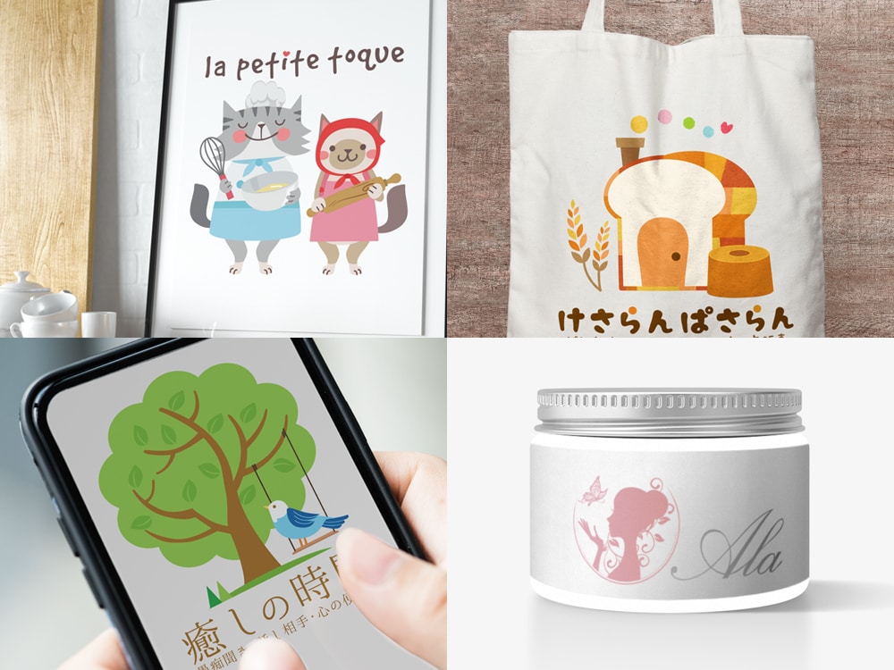 オリジナル★優しくてあったかいロゴ作ります 可愛い、シンプル、手描き風★aiデータ、著作権譲渡込み★ イメージ7