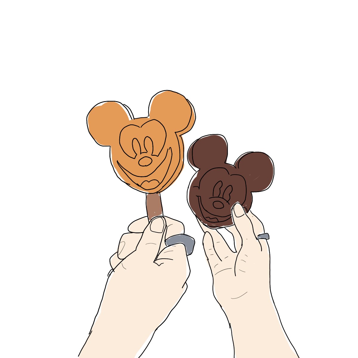 手書き似顔絵をお求めの方、イラストお描きします 手書き似顔絵 SNS用アイコン／ウェルカムボード イメージ5