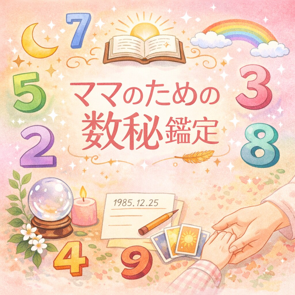 やさしくわかる数秘で「今のあなた」を読み解きます 女性のためのやさしい数秘｜本質と今の流れを読み解きます イメージ1