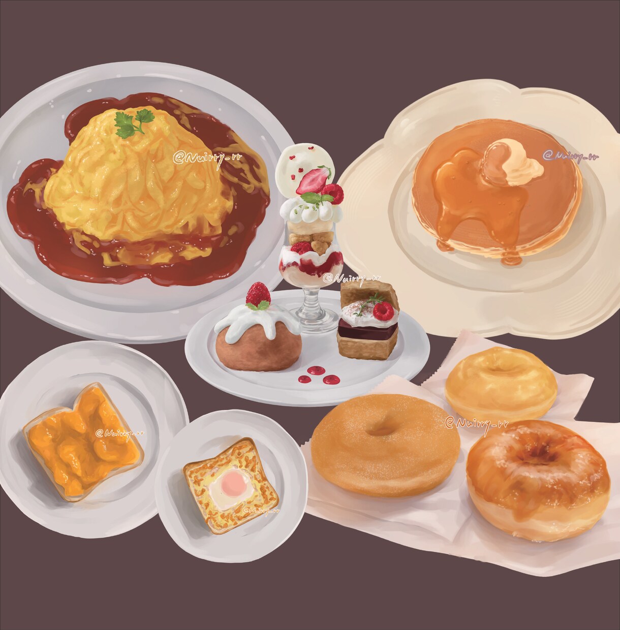 安い！商用可！食べ物イラストを作成いたします SNS、ゲーム、書籍など、さまざまな用途に対応いたします イメージ7