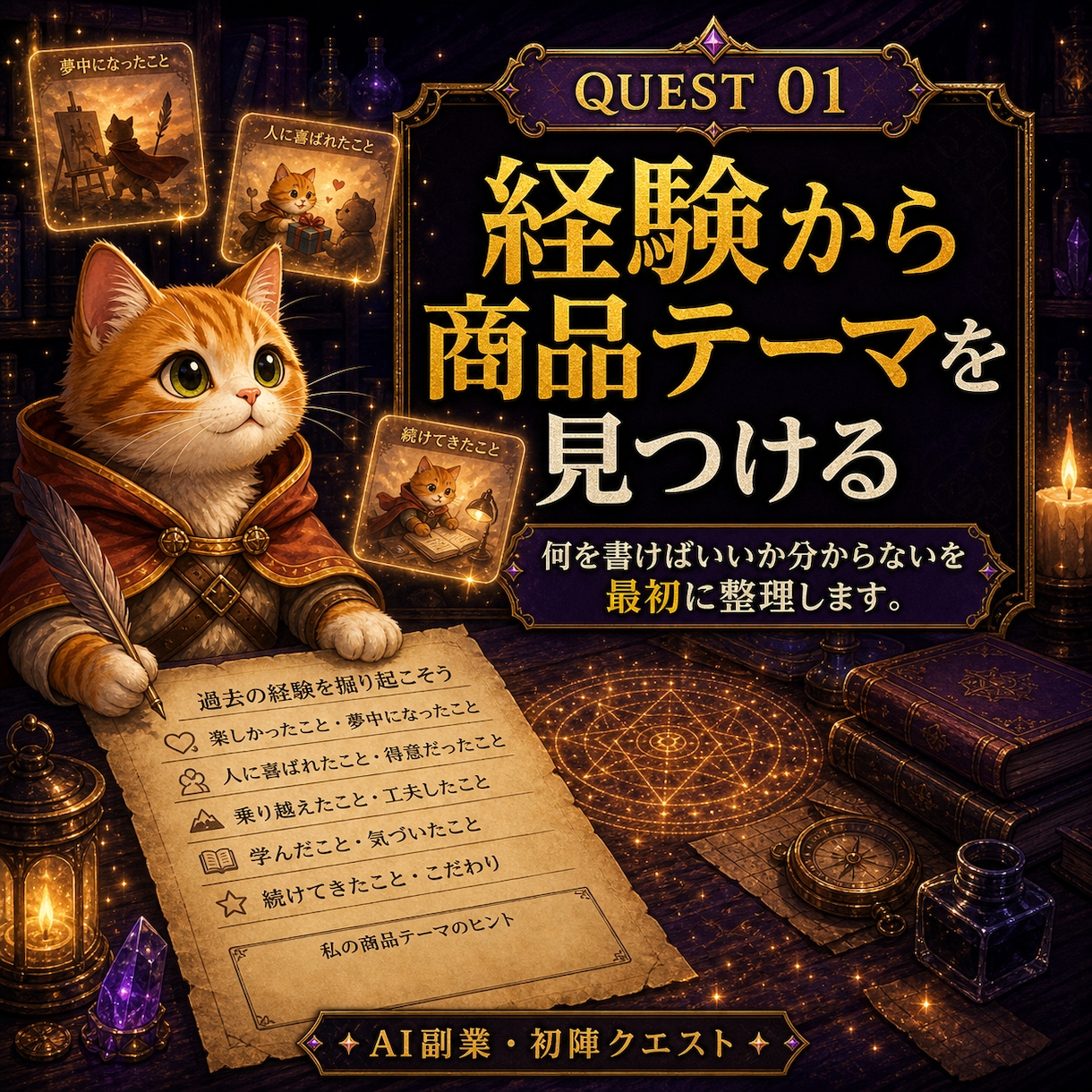 AI副業初心者のnote商品づくりを3日伴走します 経験の棚卸し→AIで本文作成→最初のnote出品まで進めます イメージ5