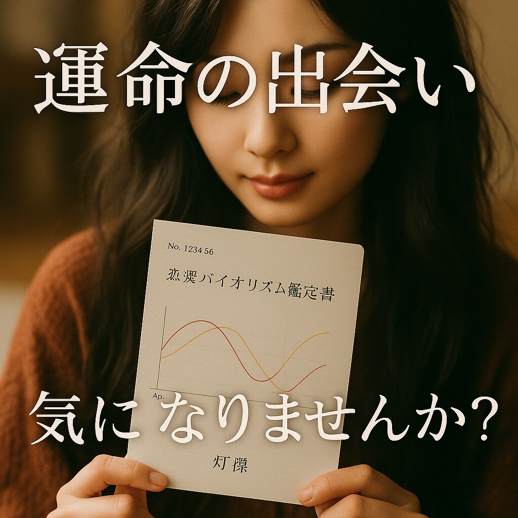 恋愛バイオリズム年間鑑定します 恋の流れが一目でわかる 恋愛バイオリズム年間鑑定書 イメージ8
