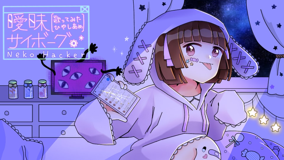 歌ってみたやオリジナルMVのサムネイル描きます あなたのオリジナルキャラで本家様風のサムネイラスト描きます イメージ2