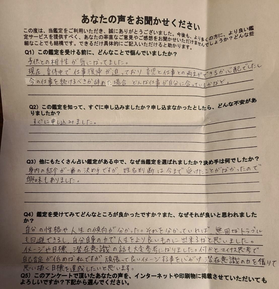 あなたの名前のメッセージ鑑定します 毎日使う「名前」にはメッセージが隠されています。 イメージ8