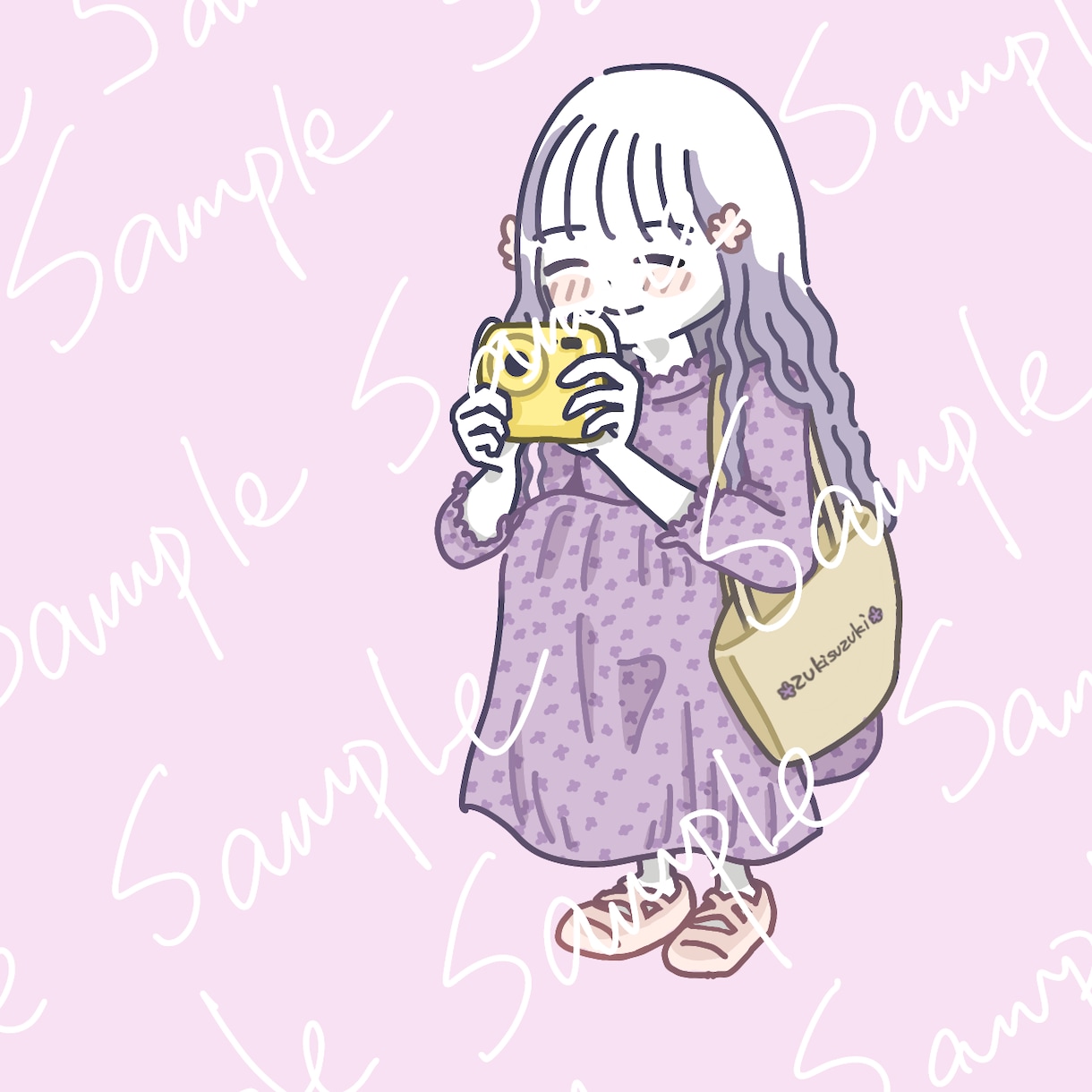 シンプルかわいいイラストを描きます キャラクターや似顔絵、贈り物の人物イラストをご提供 イメージ4