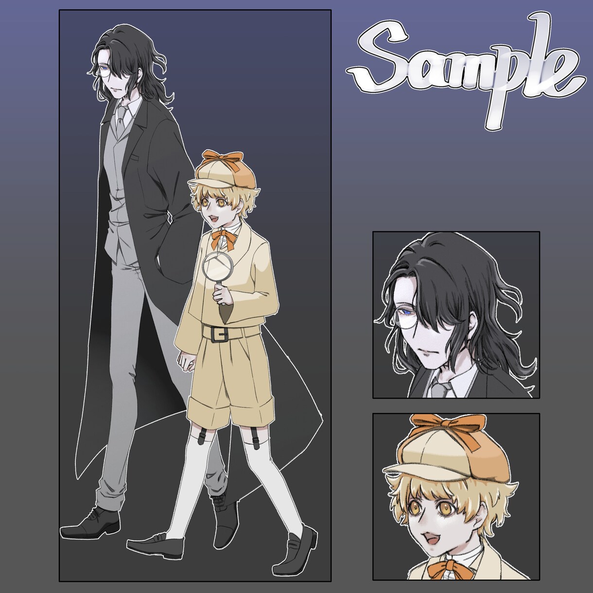立ち絵制作します TRPG、SNS等に使用する立ち絵を制作します イメージ4