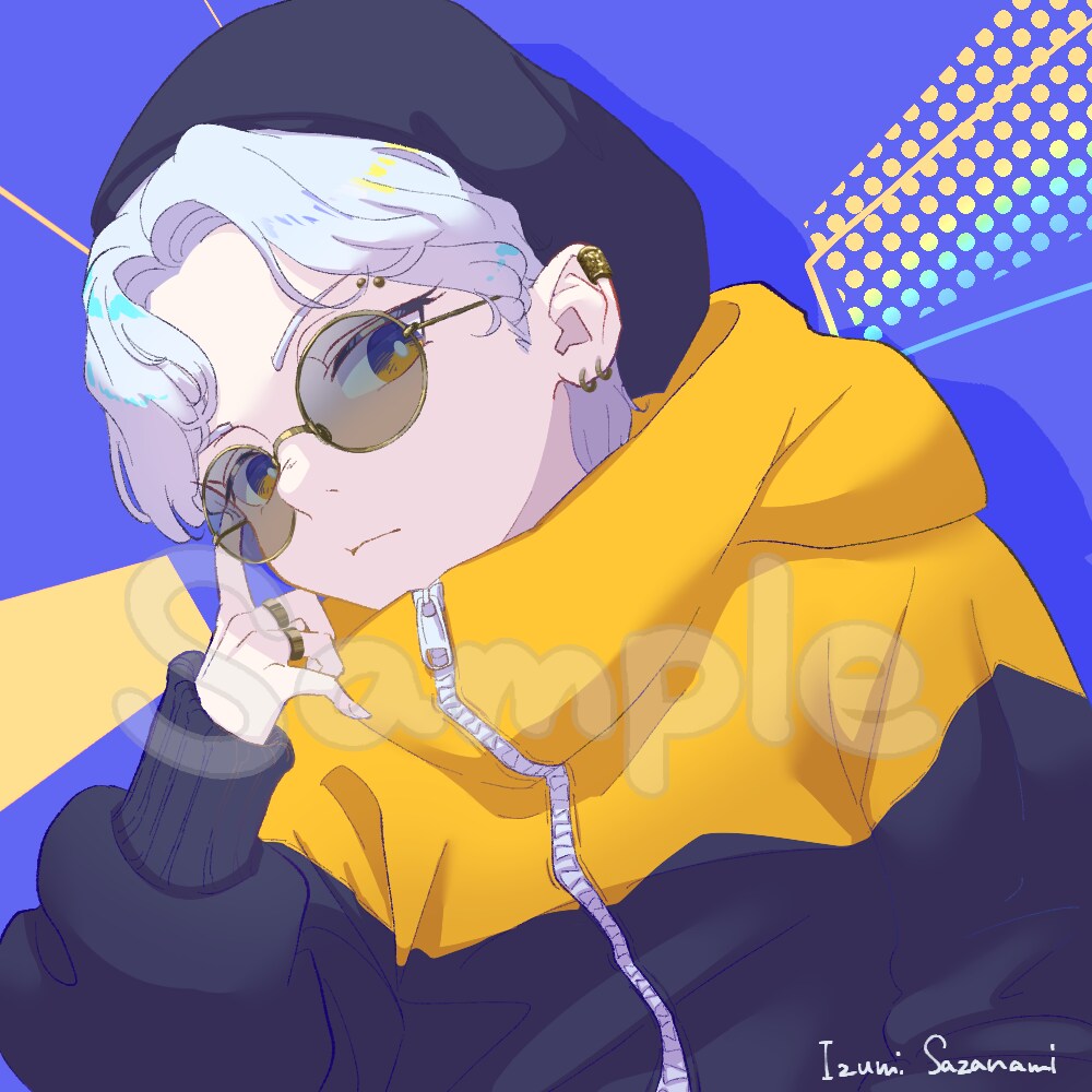 SNS用アイコン、一枚絵、立ち絵を作成いたします かわいい＆かっこいいイラストを作成＊丁寧に対応いたします！ イメージ2