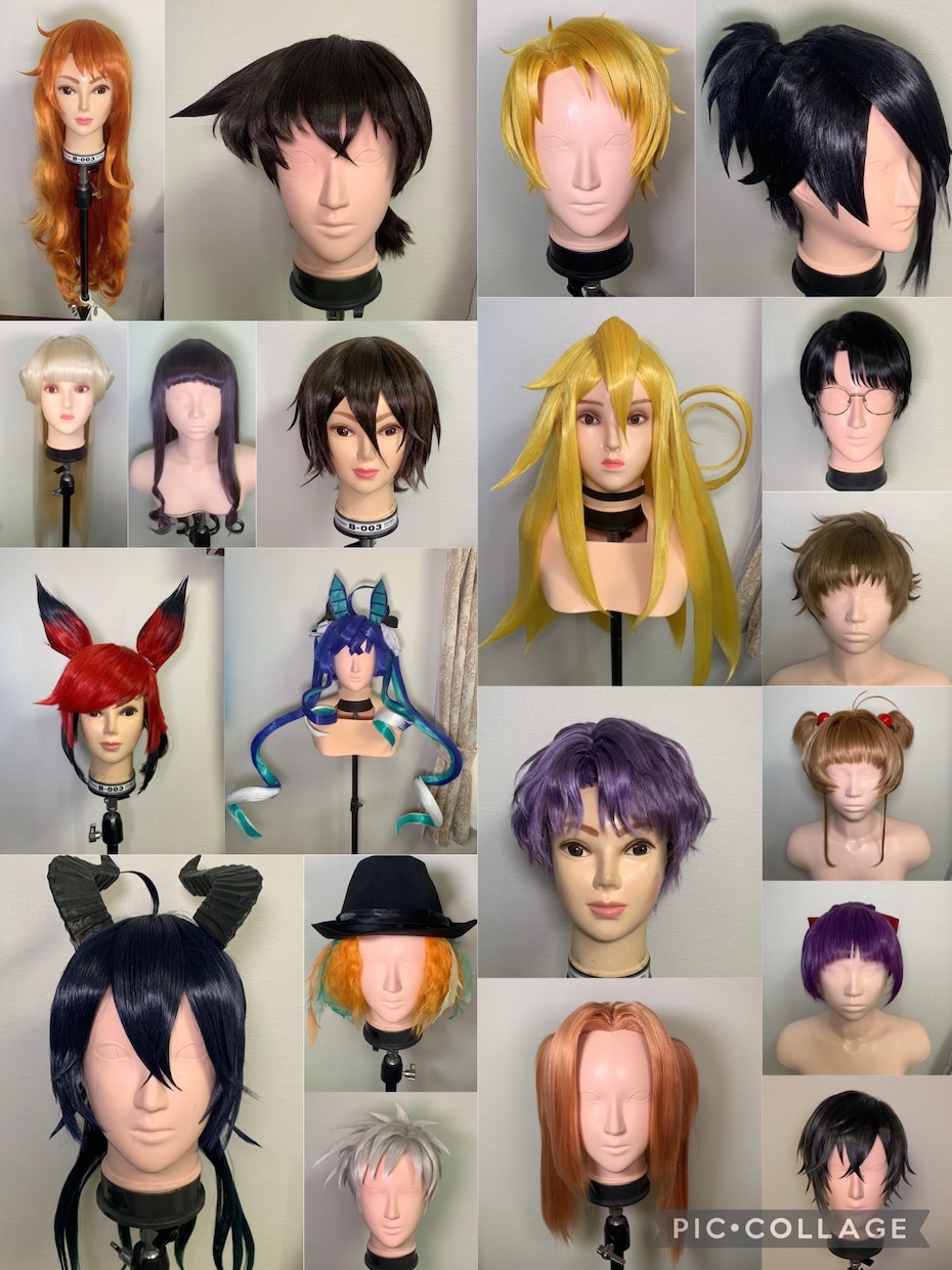 コスプレオーダーメイドウィッグ製作致します 完コス思考のハイクオリティ！特殊な二次元の髪型もお任せあれ。 イメージ4