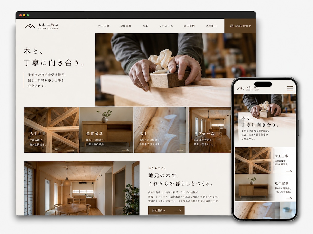 建設業専門のホームページを制作しますます 現場の強みが伝わる、更新しやすいホームページ イメージ8