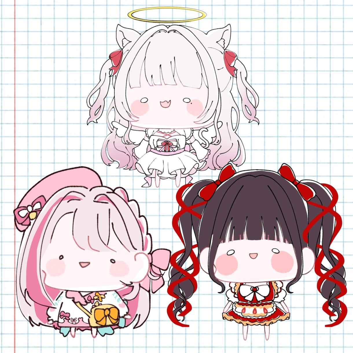 ゆるいSDイラスト描きます SNSで大人気！VTuberさんやプレゼントにも イメージ5