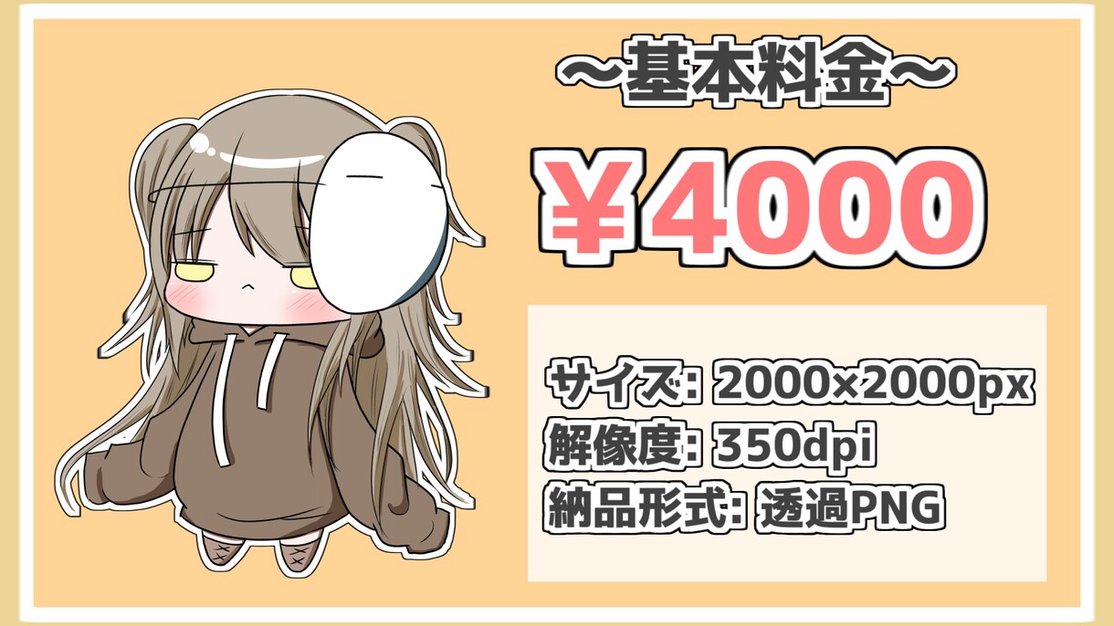 かわいいミニキャラ描きます 動画の立ち絵、アイコンなどに！ イメージ2