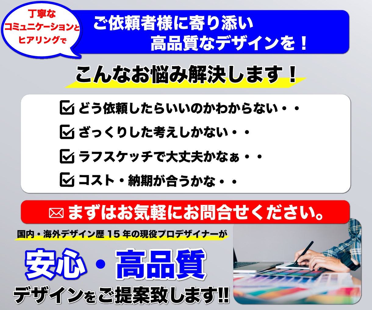 現役のプロデザイナーがロゴデザイン製作します 国内外のブランド、企業、チーム向けロゴデザイン実績多数有り イメージ3