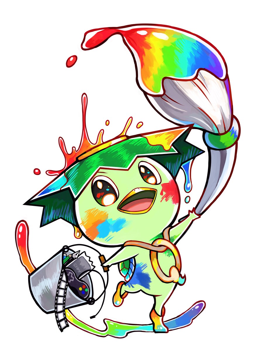 カラフルパワフルなアイコンイラスト描きます パッと目を惹く色合いをお求めの方へ イメージ2