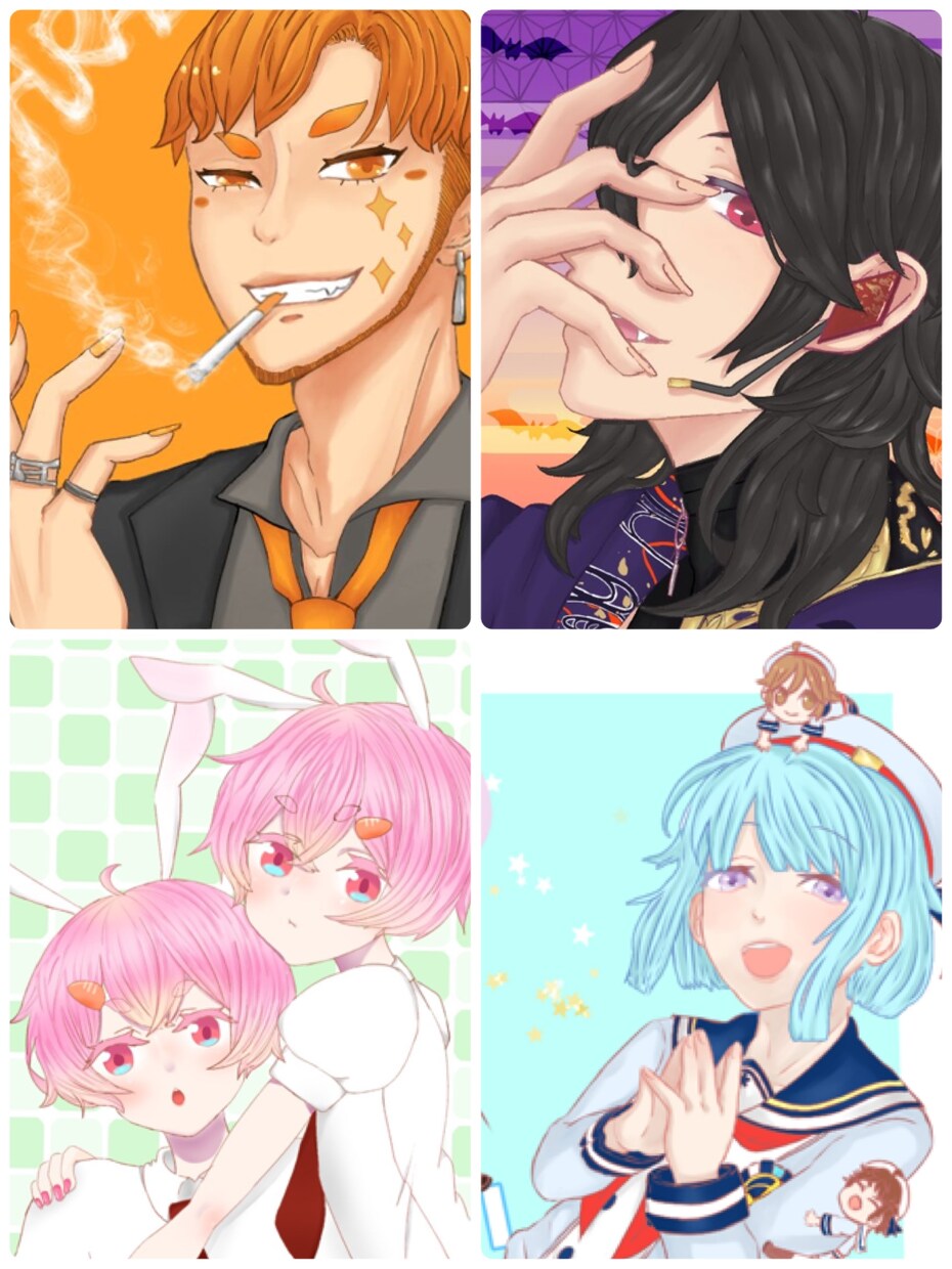 アイコンやヘッダーのイラストオーダー受け付けてます あなたの理想のイメージでアイコン/ヘッダー作成します イメージ1