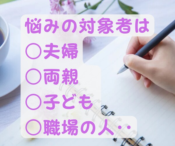書くワーク！夫婦/親子/恋愛他円満に！方法伝えます 過去は変えられる✨その力はあなたの中に✨人間関係全般に効果✨ イメージ7