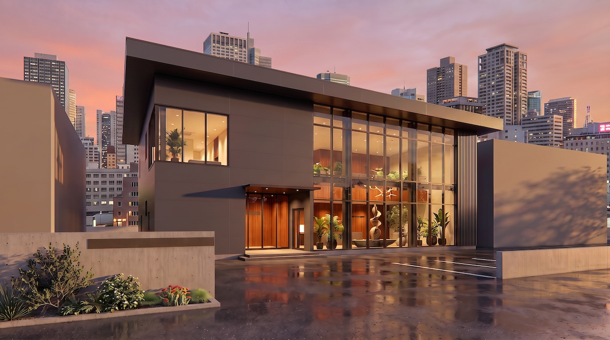 集合住宅・大規模建築のCGパースを制作します マンション・商業ビル・施設｜販促や竣工前広告に対応 イメージ1