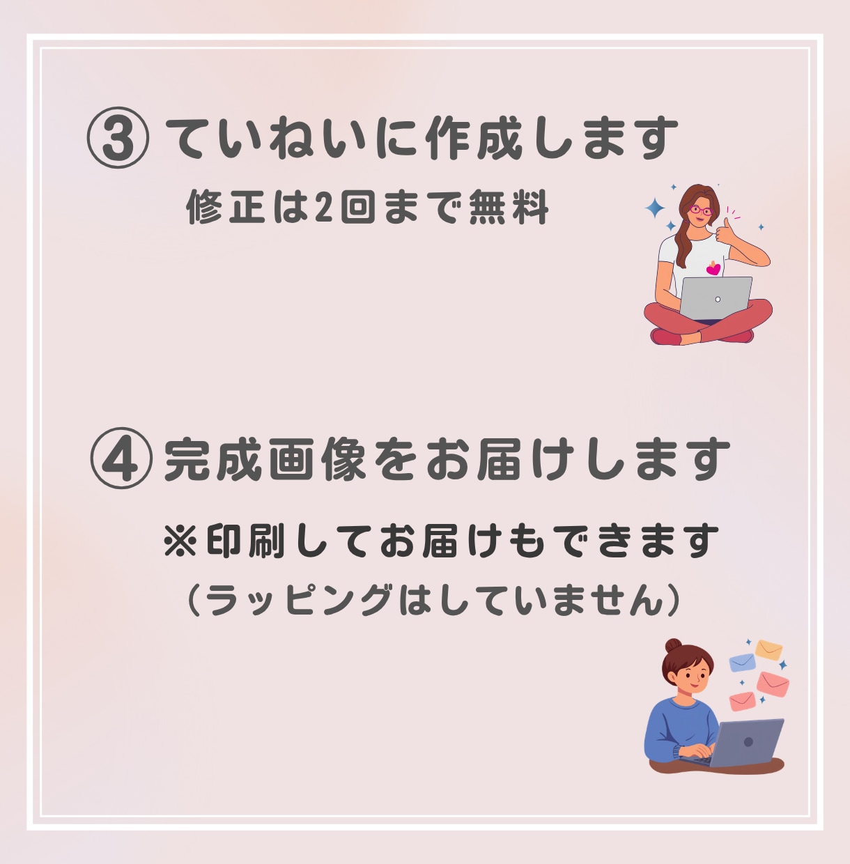 愛犬愛猫を優しい水彩画にします 評価★5御礼！！！記念日ギフトやインテリアにオーダーイラスト イメージ3