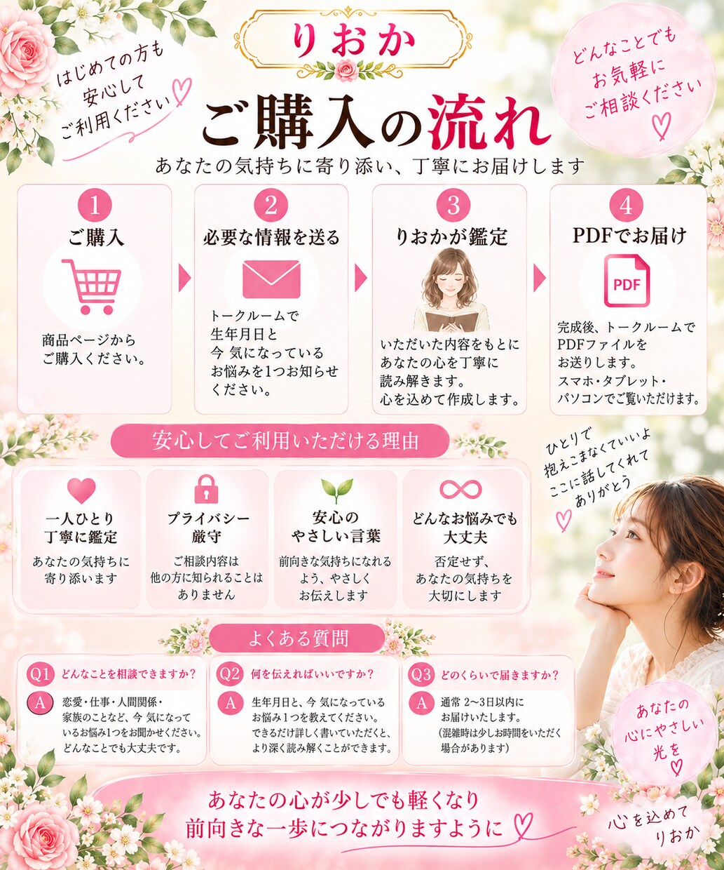 あなたの心のSOSを丁寧に読み解きます 今いちばん気になるお悩みを1つお聞かせください イメージ5