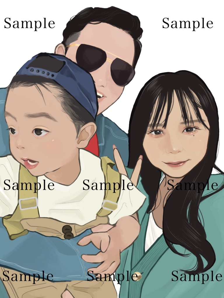 温かみのある丁寧な似顔絵を描きます 【ALL5000円!】似顔絵・ペット・その他 イメージ1