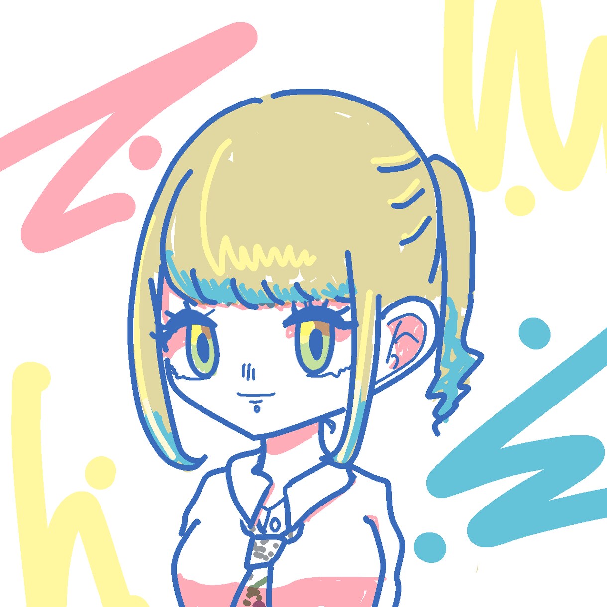 ポップで病みかわなイラスト描きます あなただけの個性をアイコンにしてみせます イメージ9
