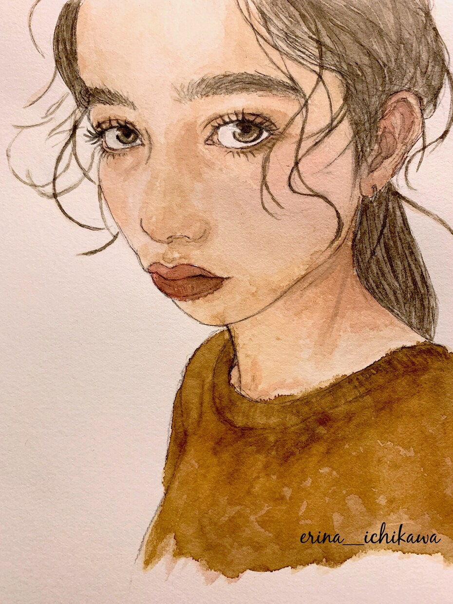 水彩絵具で優しいタッチの似顔絵お描きします 東京都内で活動中のプロのイラストレーターです。 イメージ4