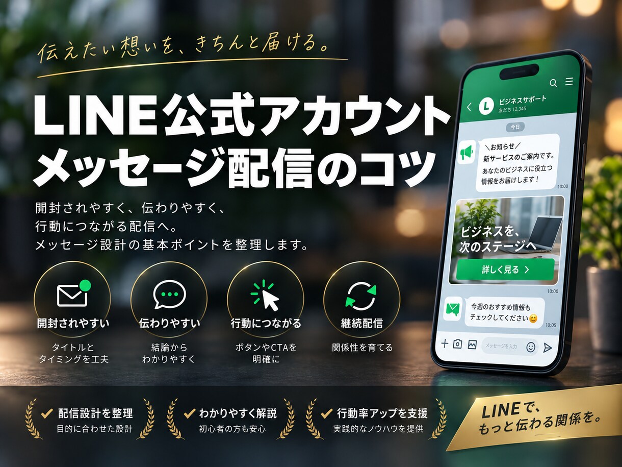 LINE公式アカウント・Lステップを設計構築します 集客・リピートまで、事業に合わせたLINE導線を設計します イメージ10