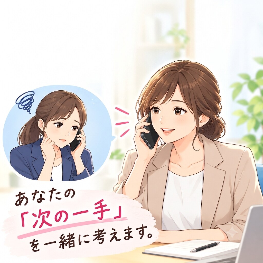 営業１６年の育成担当が聴きます 平日５時半から相談可能！出勤前に整理してから行きましょう！ イメージ3