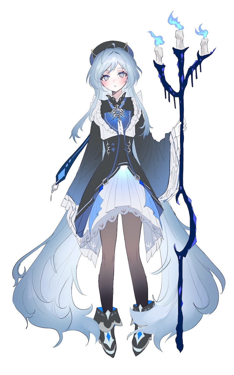 可愛い・綺麗な女の子のキャラクターデザイン承ります 3面図・４面図にも対応しております！ イメージ5