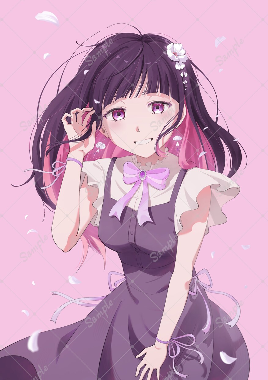 キャラメインの目を引く一枚イラスト描きます 簡易背景は無料！初めての方も丁寧に対応します イメージ8