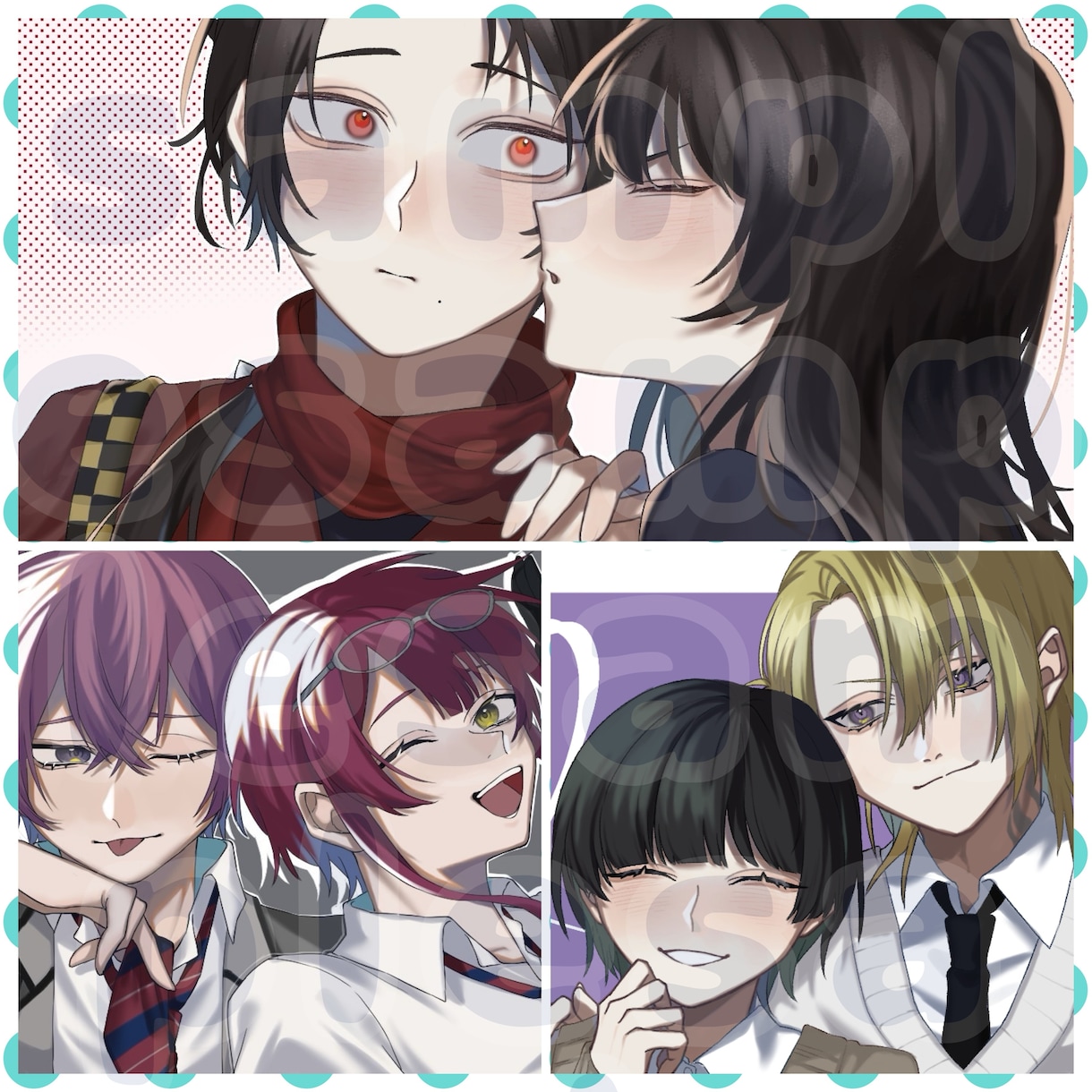 貴方の欲しいイラスト描きます 夢絵·絡み絵·ヘッダー·GL·BL·NL描きます イメージ6