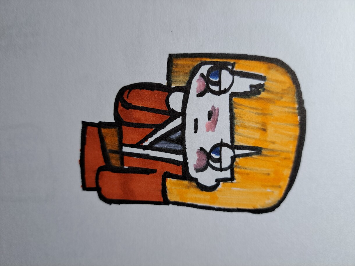 ペン画、アナログイラストを描きまます 手描き、ペン画、カラフルな画風が特徴、 イメージ6