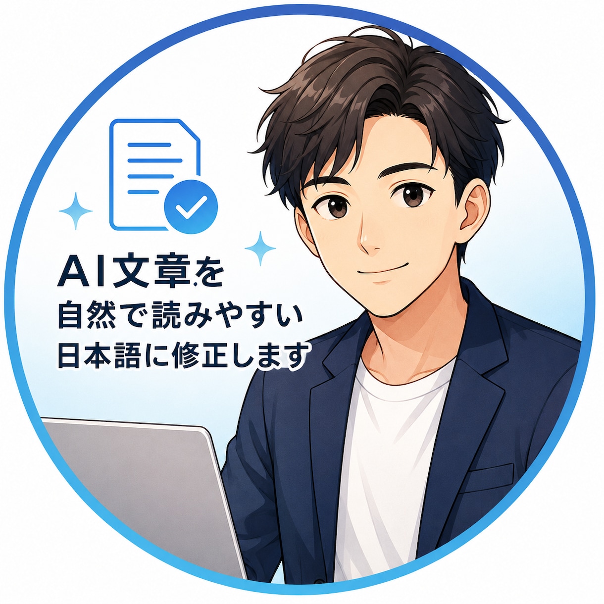 AI文章を自然で読みやすい日本語に修正しますます AI文章の“違和感”を自然に整えます イメージ1
