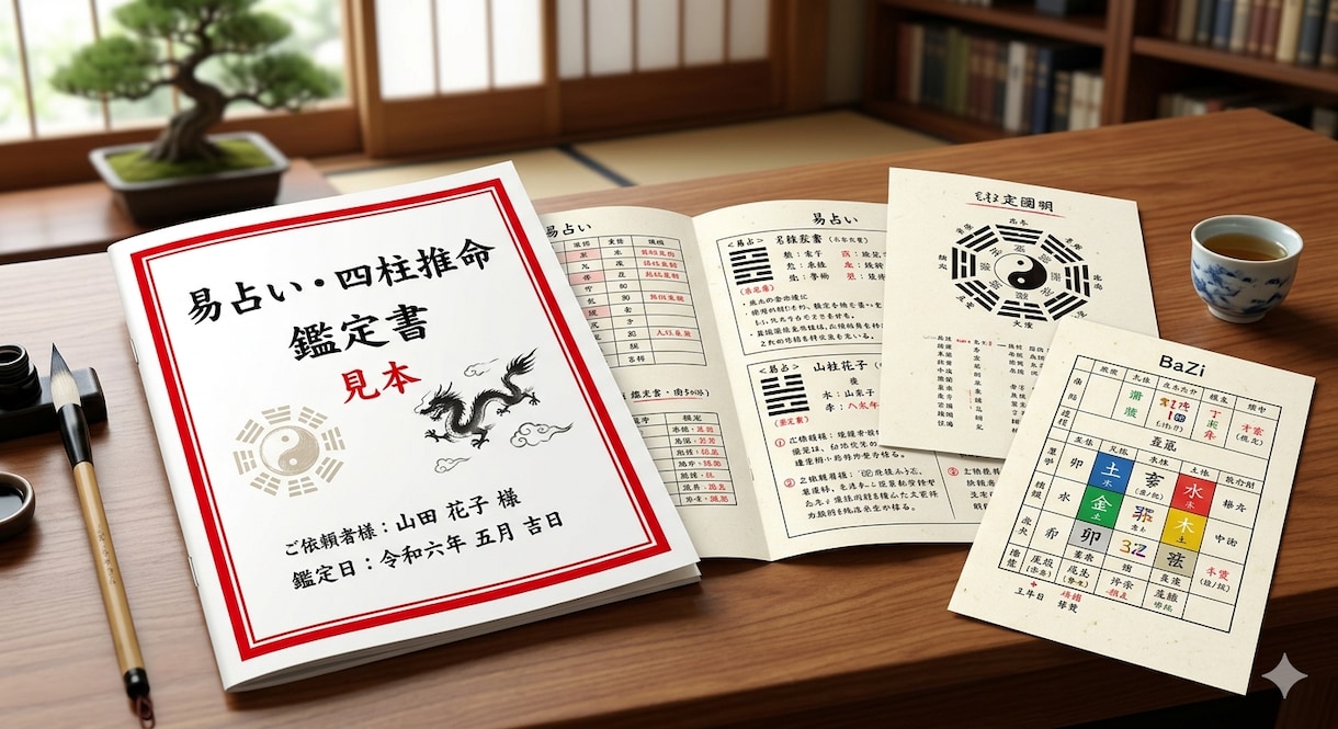 四柱推命と易占を元に占います あなただけの特別な攻略本をつくりませんか イメージ1