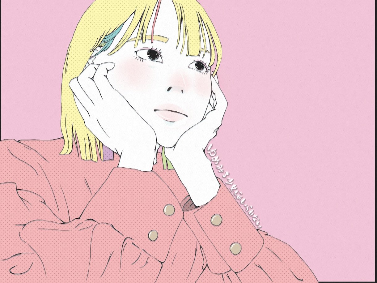 ポップでキュートなイラストを描きます 要望に沿ってデジタルでオリジナルの絵を描きます イメージ1
