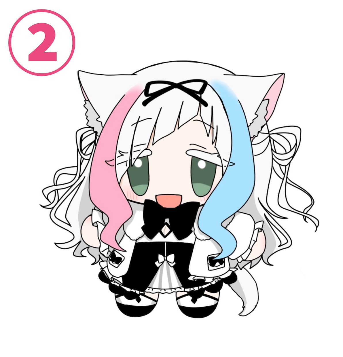 かわいいミニキャラを描きます 丸っこいもちもちデフォルメイラストを描きます！早期納品！ イメージ3