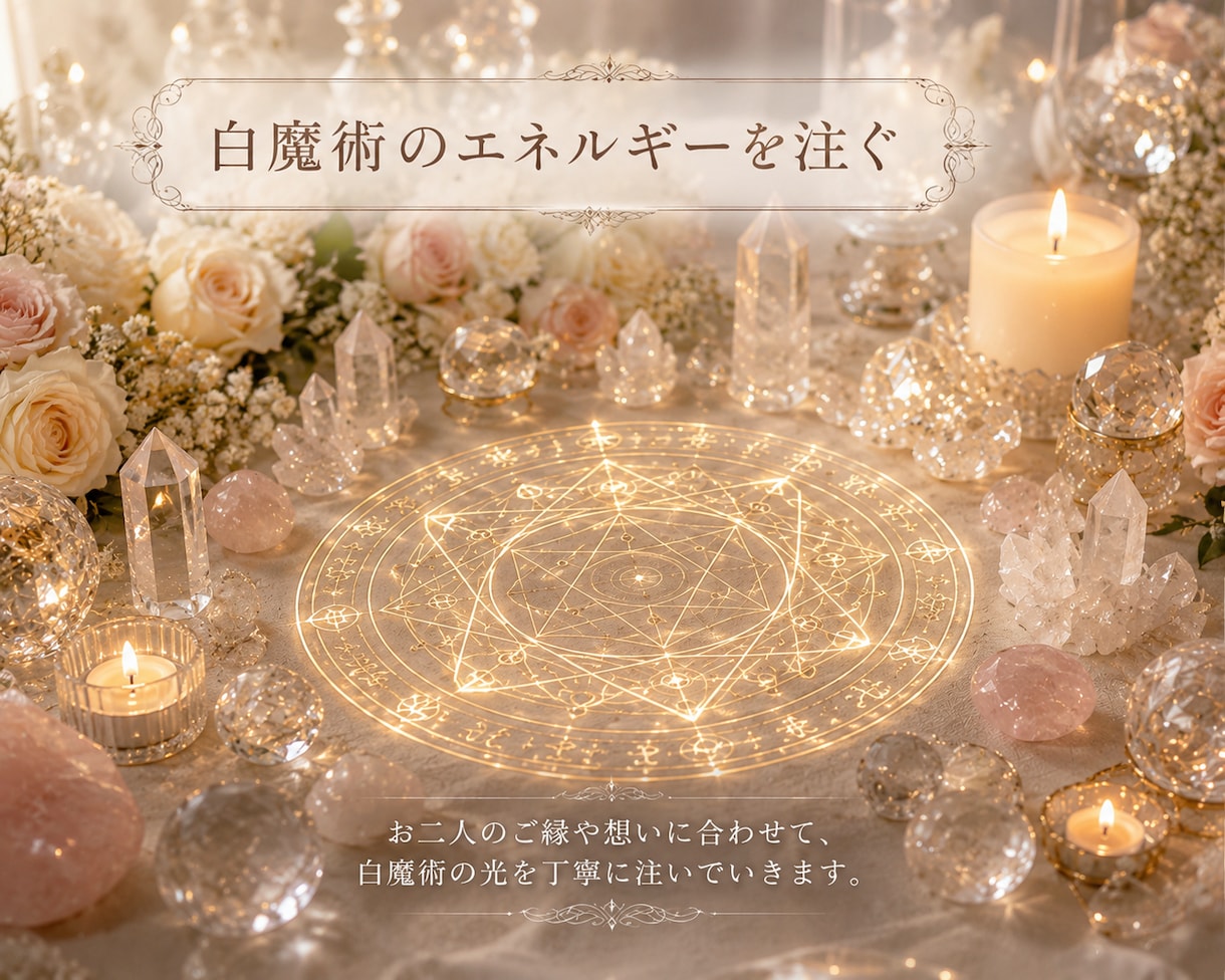 片思い成就✦追われる恋へ白魔術ヒーリングします 恋愛成就・縁結び・恋愛占い｜愛される光の波動を届けます イメージ7