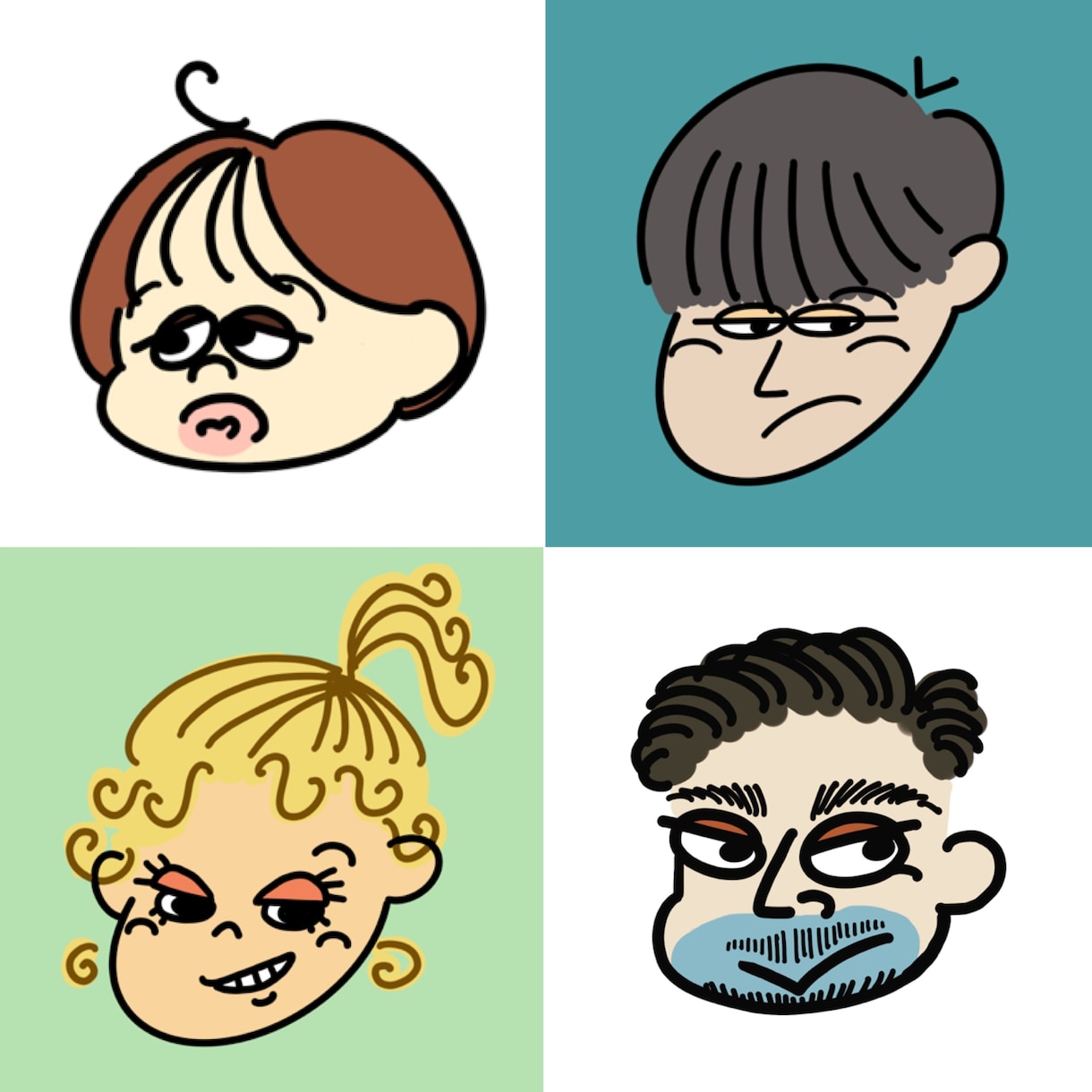 アイコン、似顔絵、描きます ポップ！可愛い！でも似てる！そんな絵をお届けします☺︎ イメージ1