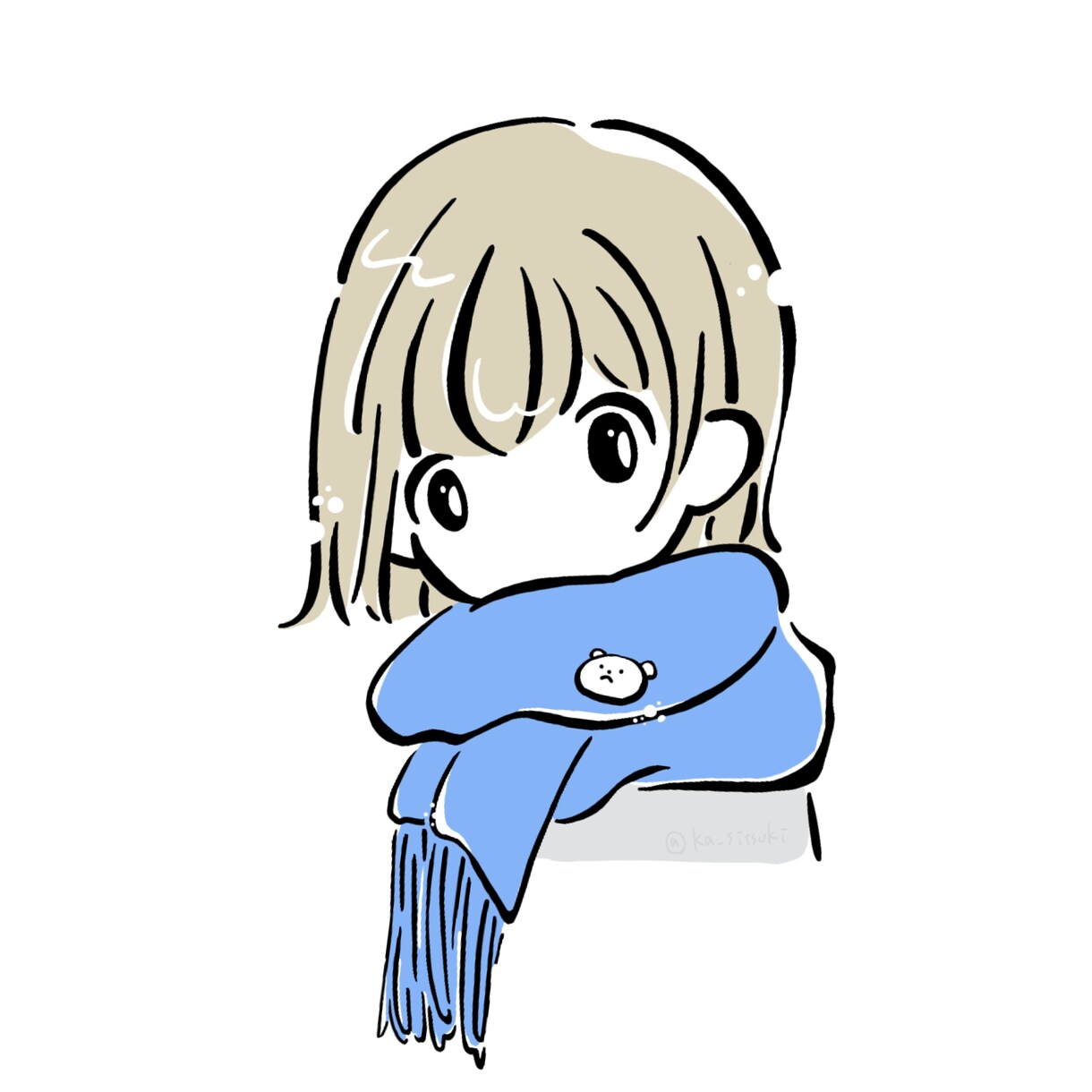 ぽってりゆるい。アイテムつきアイコン描きます 【あなた×お気に入りのモノ】で自分らしい世界観*。 イメージ3